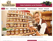 Tablet Screenshot of marmelade-paradies.at